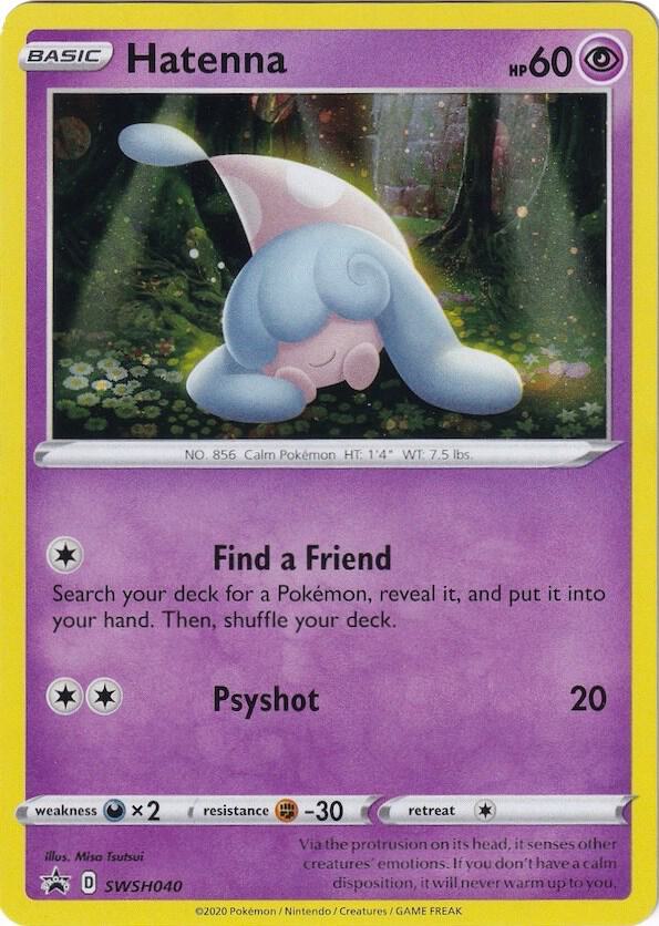 Hatenna - SWSH040, SWSH: Sword & Shield Promo Cards SWSH040