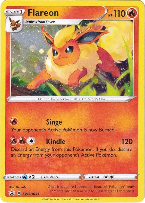 Flareon - SWSH041, SWSH: Sword & Shield Promo Cards SWSH041