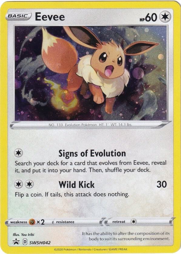 Eevee - SWSH042, SWSH: Sword & Shield Promo Cards SWSH042