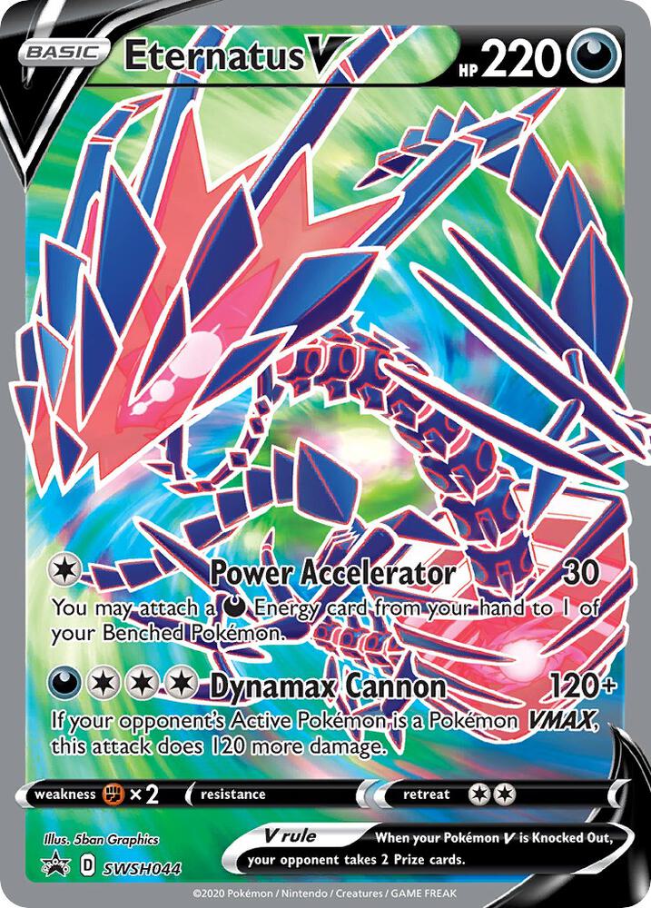 Eternatus V - SWSH044, SWSH: Sword & Shield Promo Cards SWSH044