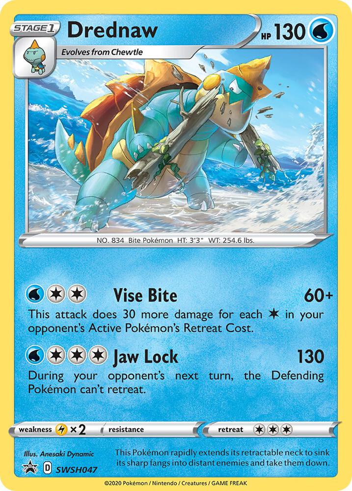 Drednaw - SWSH047, SWSH: Sword & Shield Promo Cards SWSH047