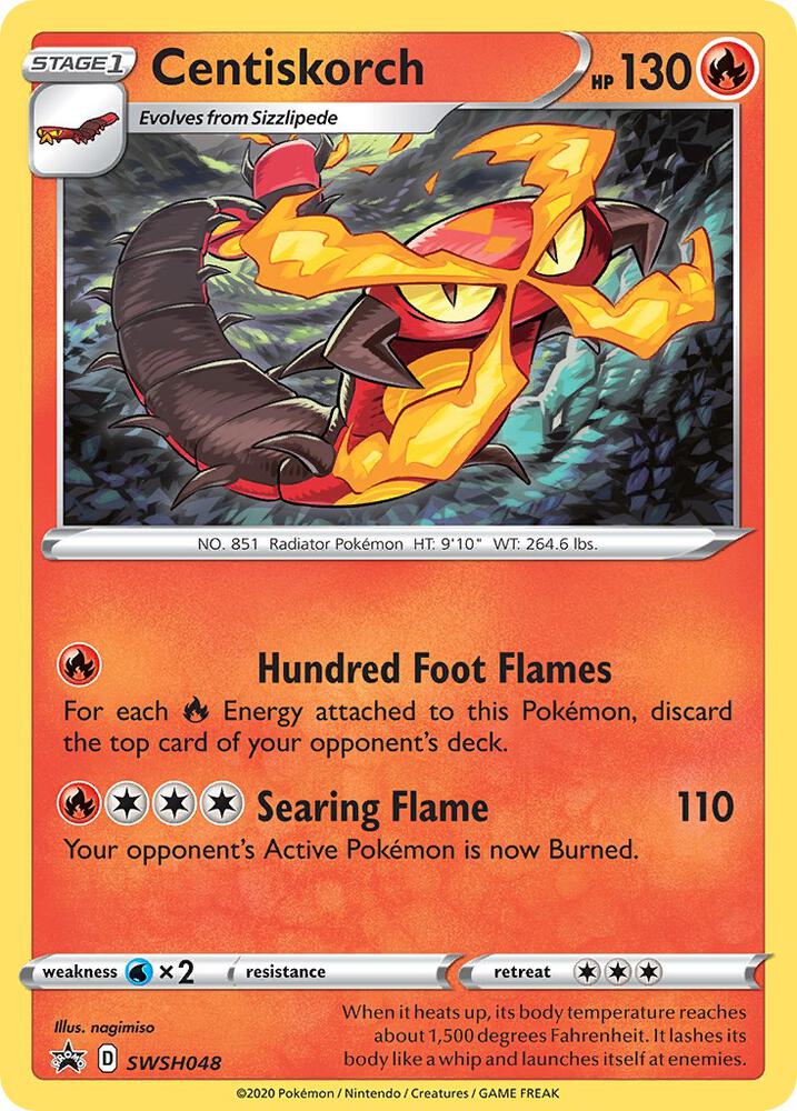 Centiskorch - SWSH048, SWSH: Sword & Shield Promo Cards SWSH048
