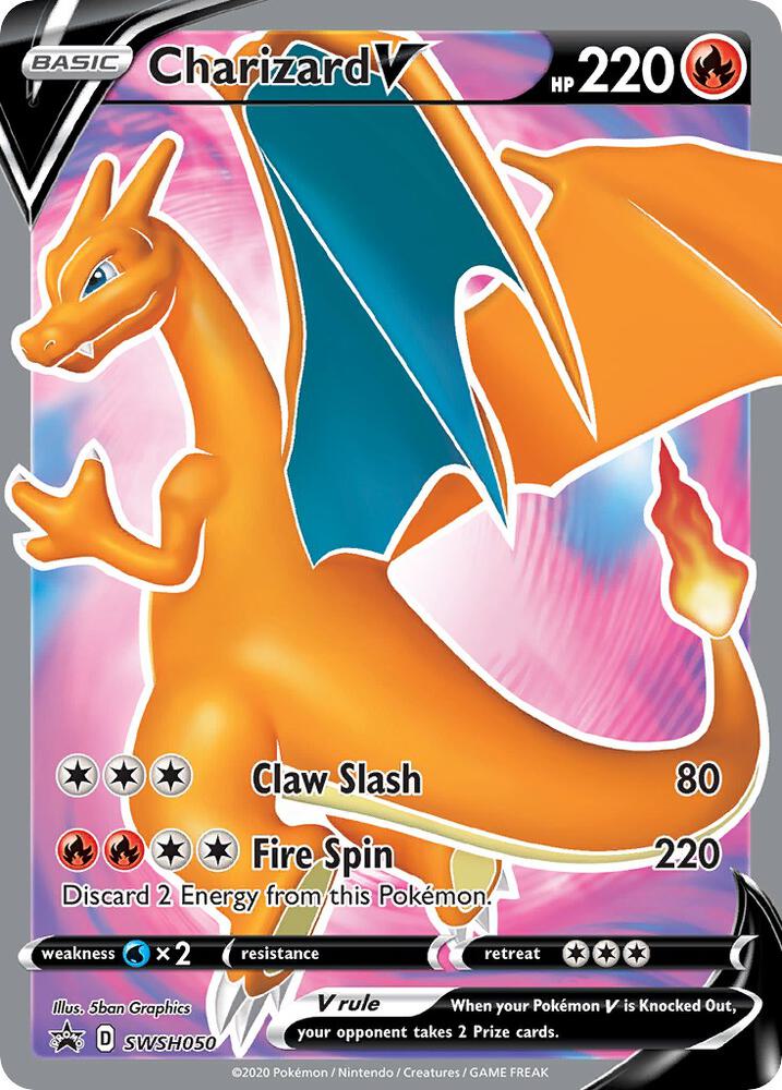 Charizard V - SWSH050, SWSH: Sword & Shield Promo Cards SWSH050