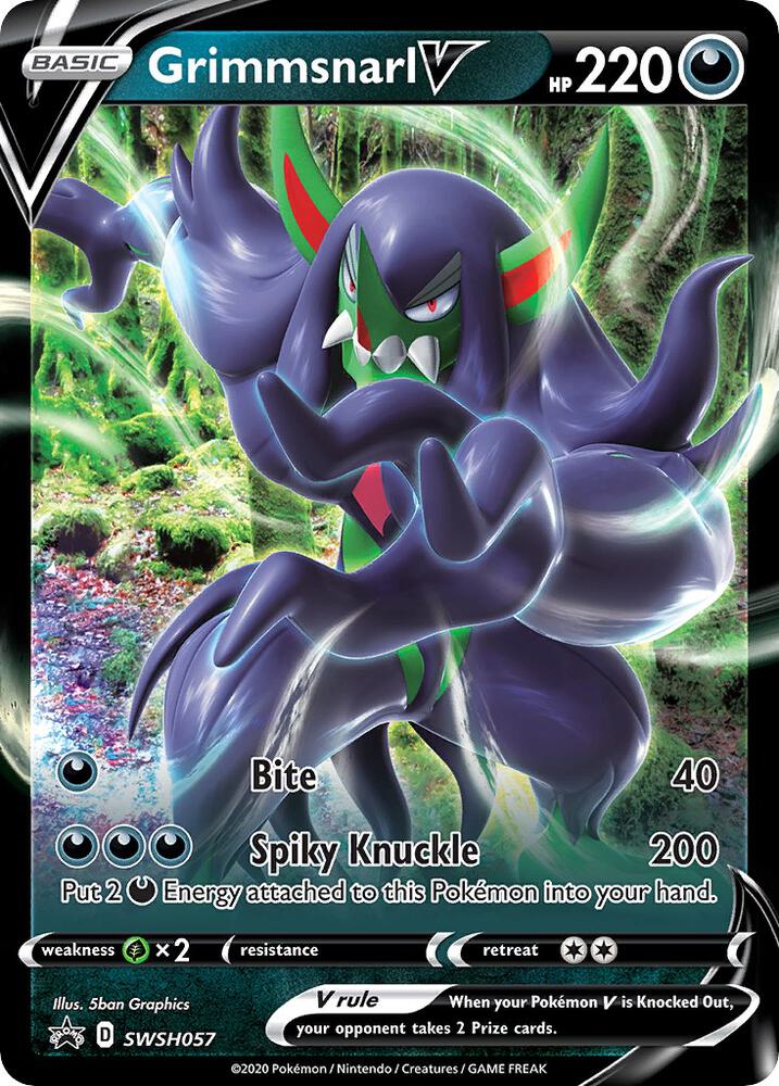 Grimmsnarl V - SWSH057, SWSH: Sword & Shield Promo Cards SWSH057
