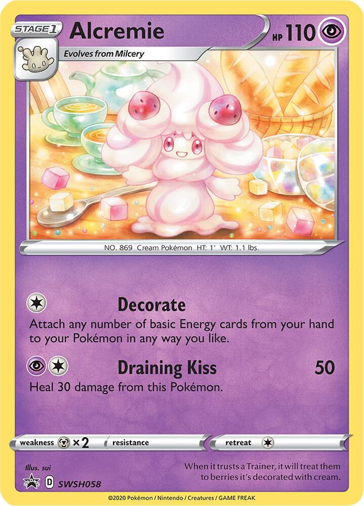 Alcremie - SWSH058, SWSH: Sword & Shield Promo Cards SWSH058