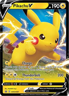 Pikachu V - SWSH061, SWSH: Sword & Shield Promo Cards SWSH061
