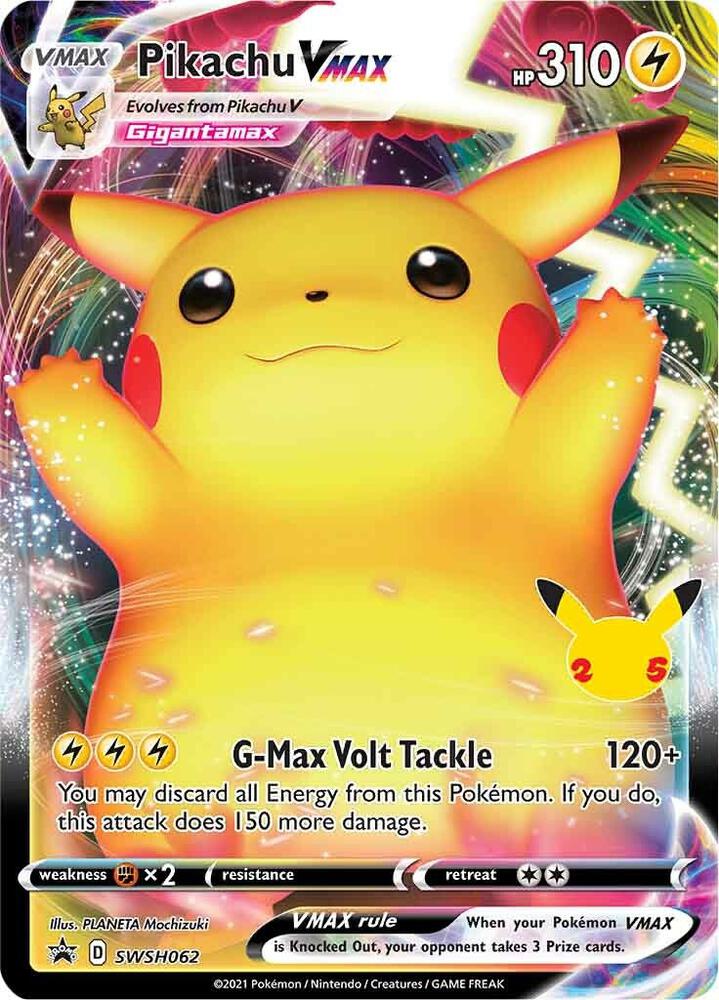 Pikachu VMAX - SWSH062, SWSH: Sword & Shield Promo Cards SWSH062