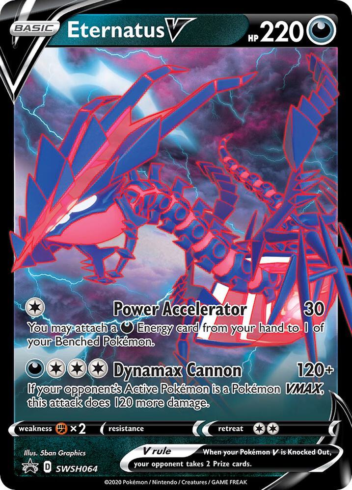 Eternatus V - SWSH064, SWSH: Sword & Shield Promo Cards SWSH064