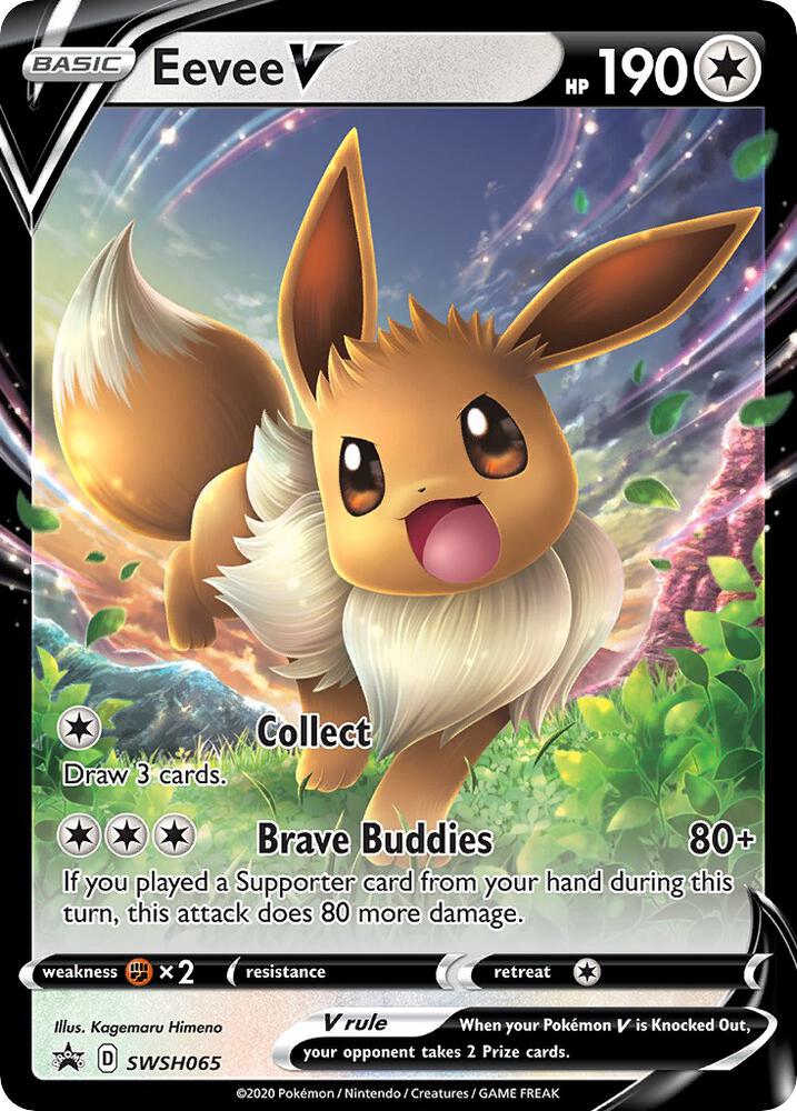 Eevee V - SWSH065, SWSH: Sword & Shield Promo Cards SWSH065