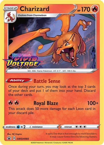 Charizard - SWSH066 (Prerelease), SWSH: Sword & Shield Promo Cards SWSH066