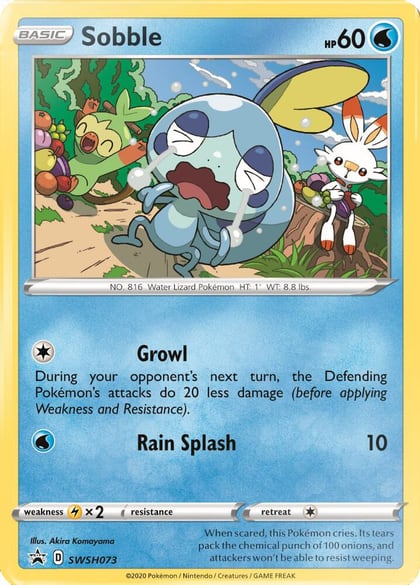 Sobble - SWSH073, SWSH: Sword & Shield Promo Cards SWSH073