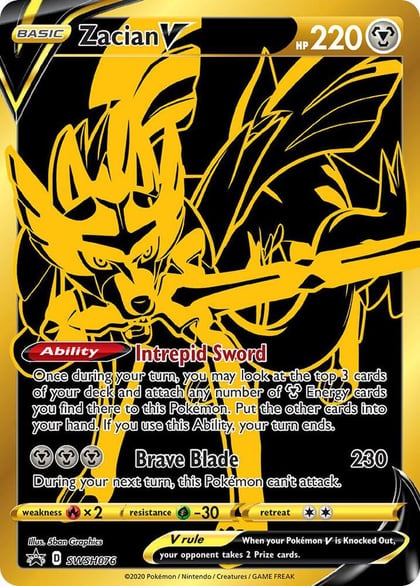 Zacian V - SWSH076, SWSH: Sword & Shield Promo Cards SWSH076