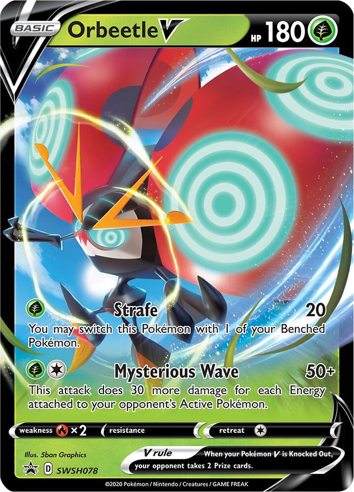 Orbeetle V - SWSH078, SWSH: Sword & Shield Promo Cards SWSH078