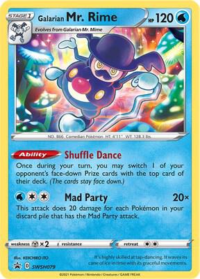 Galarian Mr. Rime - SWSH079, SWSH: Sword & Shield Promo Cards SWSH079