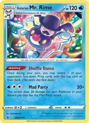 Galarian Mr. Rime - SWSH079, SWSH: Sword & Shield Promo Cards SWSH079