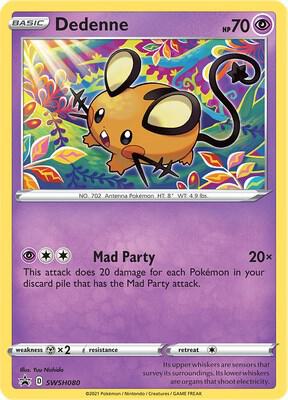 Dedenne - SWSH080, SWSH: Sword & Shield Promo Cards SWSH080