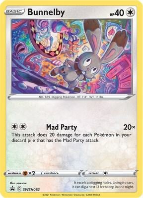 Bunnelby - SWSH082, SWSH: Sword & Shield Promo Cards SWSH082
