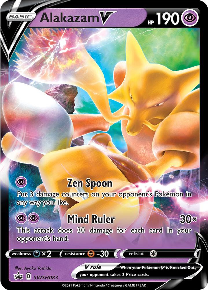 Alakazam V - SWSH083, SWSH: Sword & Shield Promo Cards SWSH083