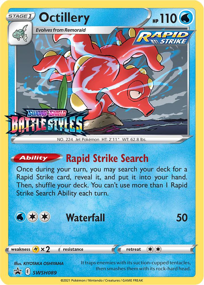 Octillery - SWSH089 (Prerelease), SWSH: Sword & Shield Promo Cards SWSH089