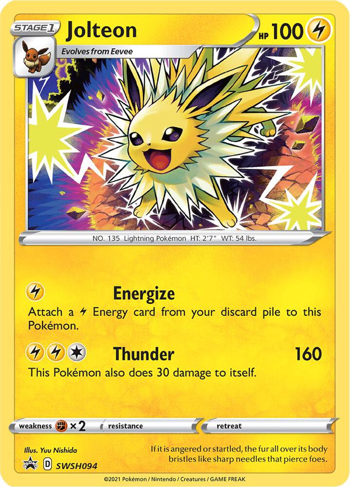Jolteon - SWSH094, SWSH: Sword & Shield Promo Cards SWSH094