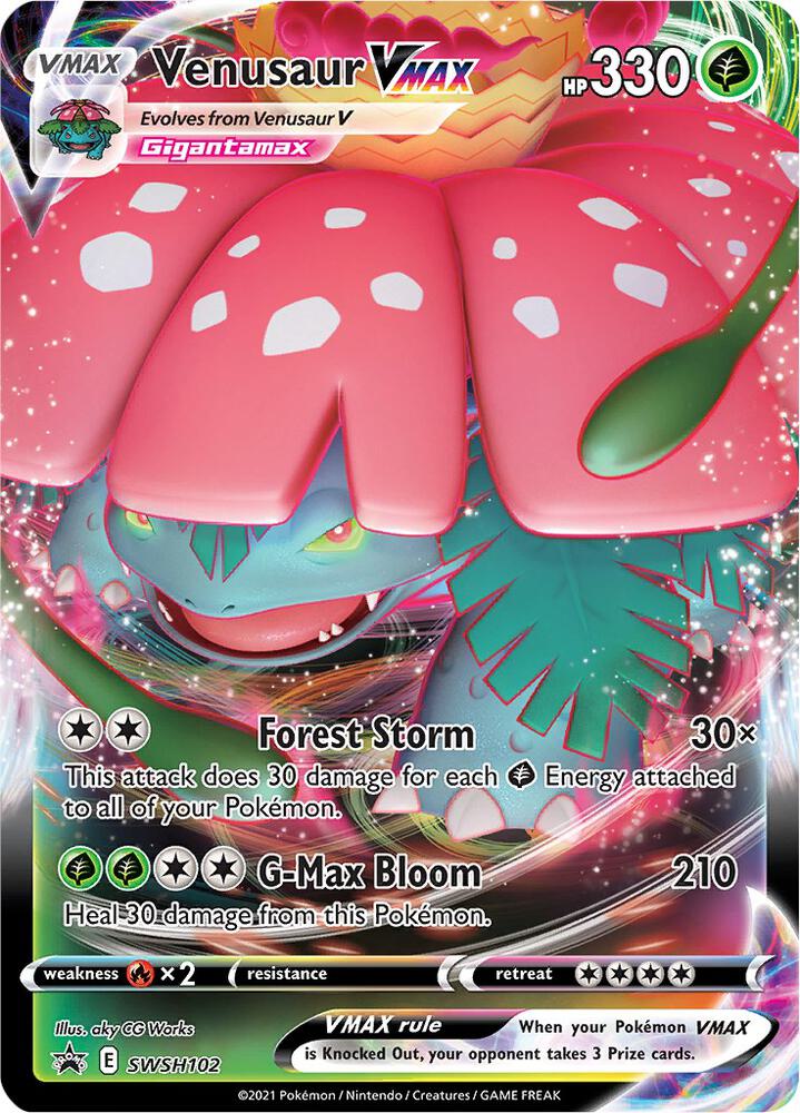 Venusaur VMAX - SWSH102, SWSH: Sword & Shield Promo Cards SWSH102