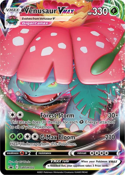 Venusaur VMAX - SWSH102, SWSH: Sword & Shield Promo Cards SWSH102