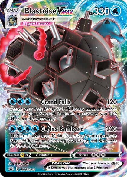 Blastoise VMAX - SWSH103, SWSH: Sword & Shield Promo Cards SWSH103