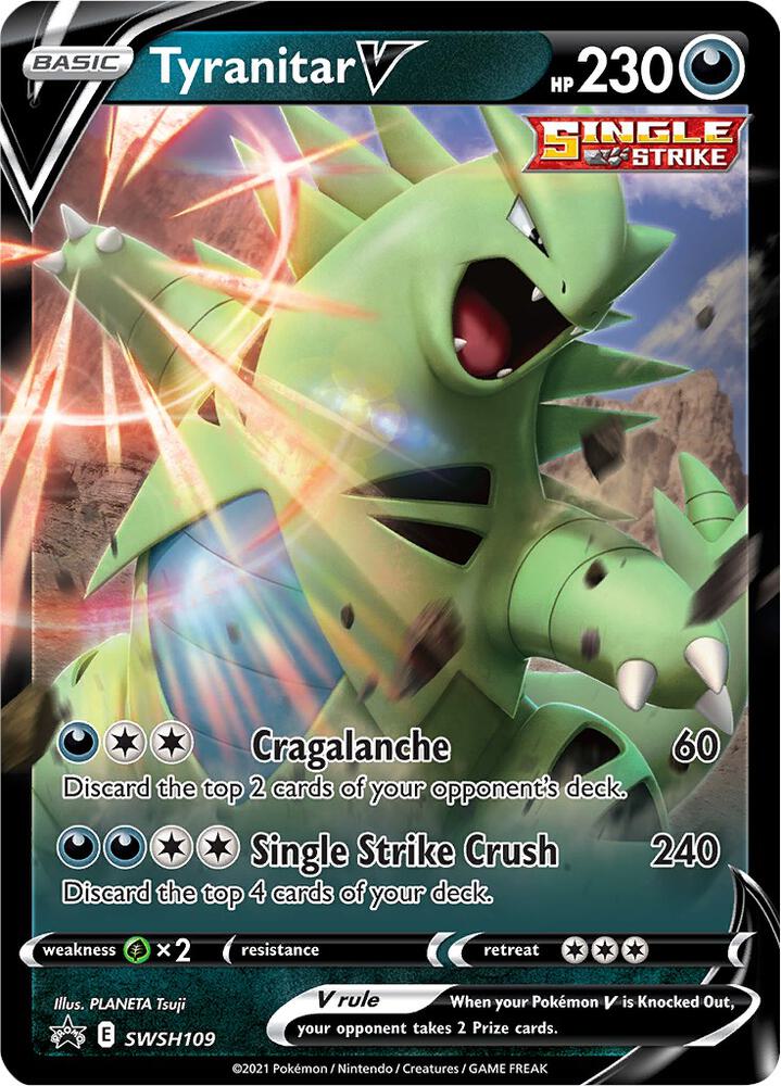 Tyranitar V - SWSH109, SWSH: Sword & Shield Promo Cards SWSH109