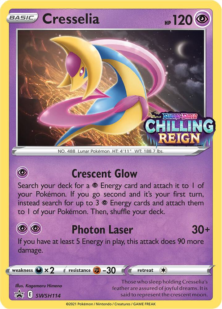 Cresselia - SWSH114 (Prerelease), SWSH: Sword & Shield Promo Cards SWSH114