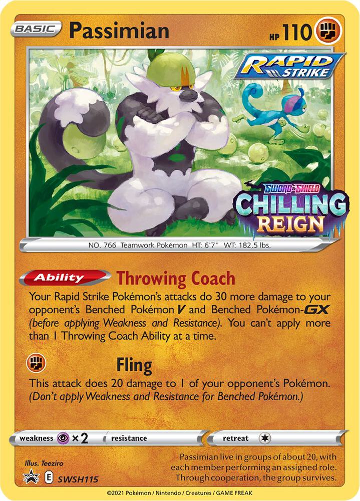 Passimian - SWSH115 (Prerelease), SWSH: Sword & Shield Promo Cards SWSH115