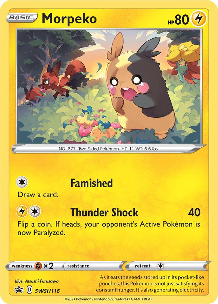 Morpeko - SWSH116, SWSH: Sword & Shield Promo Cards SWSH116