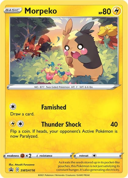 Morpeko - SWSH116, SWSH: Sword & Shield Promo Cards SWSH116