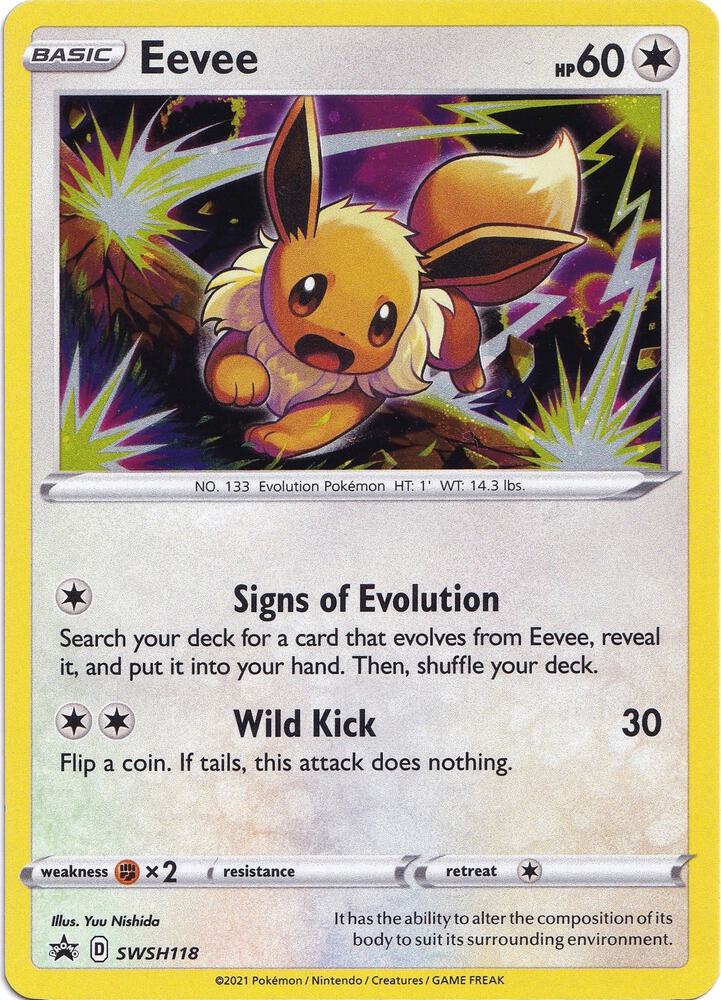 Eevee - SWSH118, SWSH: Sword & Shield Promo Cards SWSH118