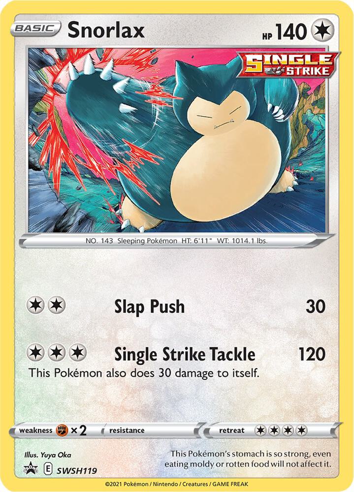 Snorlax - SWSH119, SWSH: Sword & Shield Promo Cards SWSH119