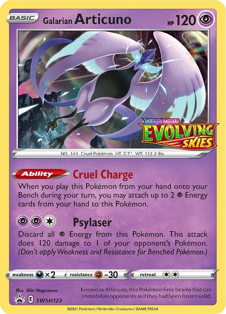 Galarian Articuno - SWSH123 (Prerelease), SWSH: Sword & Shield Promo Cards SWSH123