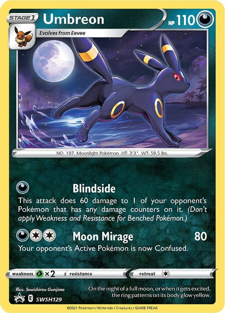 Umbreon - SWSH129, SWSH: Sword & Shield Promo Cards SWSH129