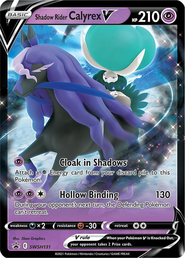 Shadow Rider Calyrex V - SWSH131, SWSH: Sword & Shield Promo Cards SWSH131