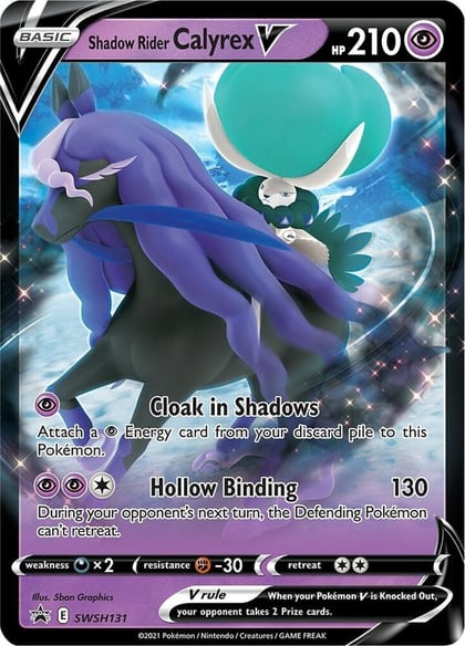 Shadow Rider Calyrex V - SWSH131, SWSH: Sword & Shield Promo Cards SWSH131