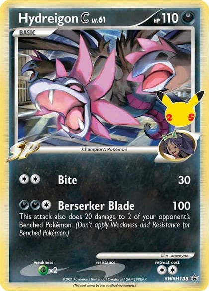 Hydreigon C lv.61 - SWSH138, SWSH: Sword & Shield Promo Cards SWSH138