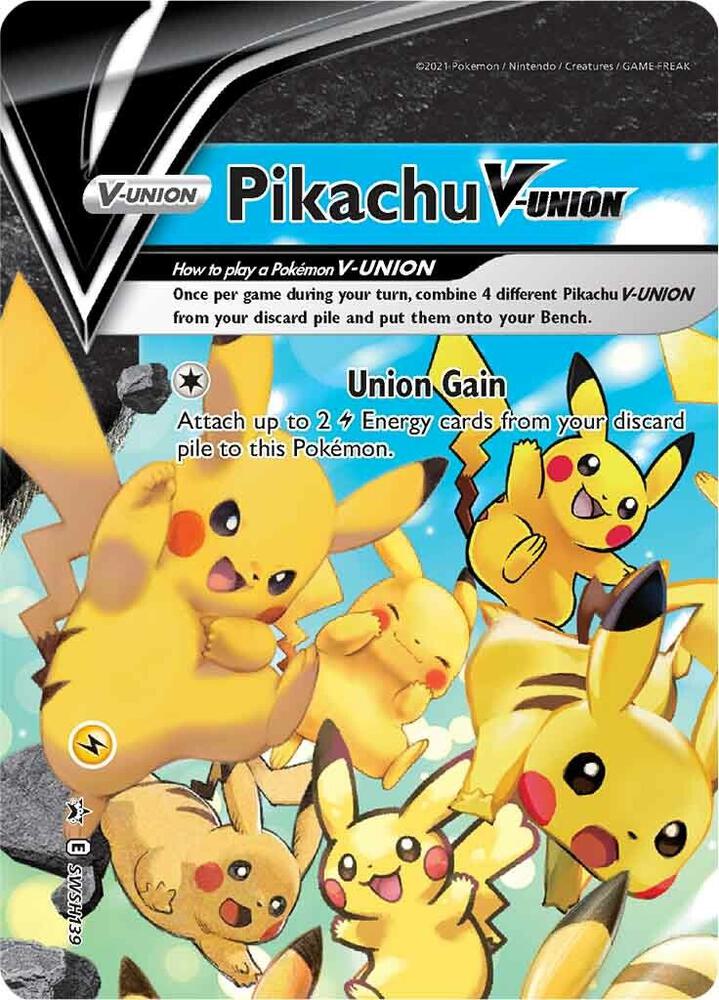 Pikachu V-Union - SWSH139, SWSH: Sword & Shield Promo Cards SWSH139