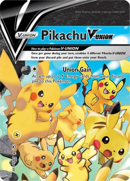 Pikachu V-Union - SWSH139, SWSH: Sword & Shield Promo Cards SWSH139