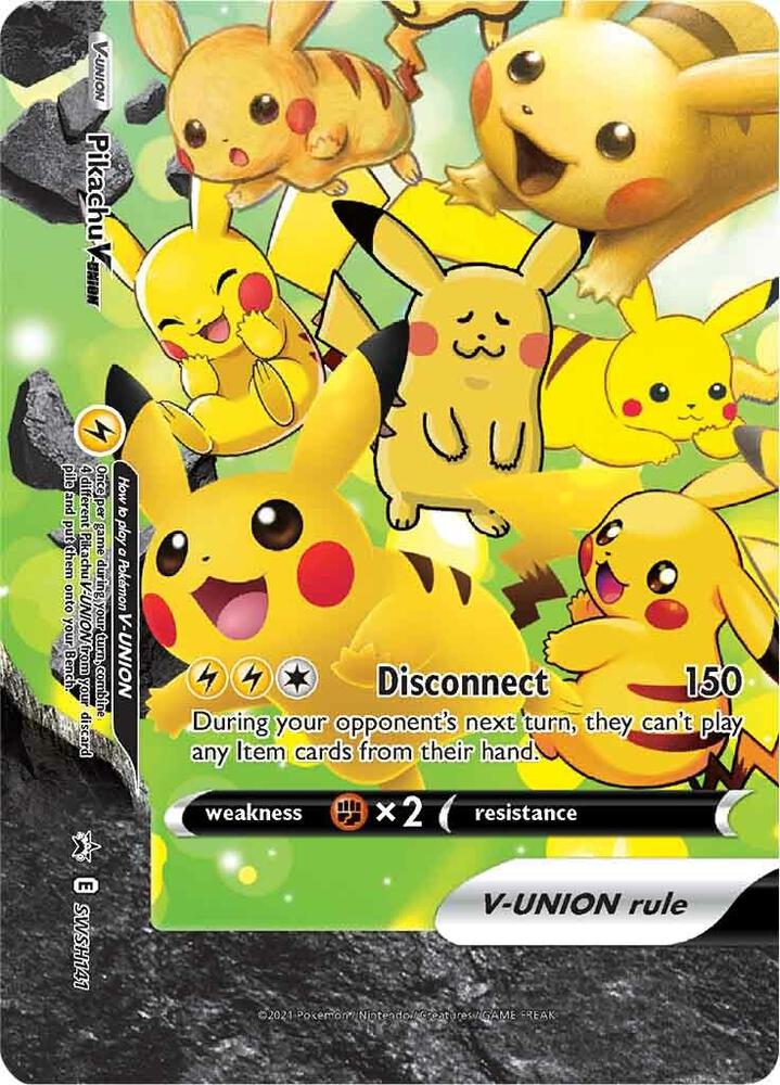 Pikachu V-Union - SWSH141, SWSH: Sword & Shield Promo Cards SWSH141