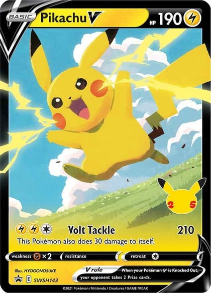 Pikachu V - SWSH143, SWSH: Sword & Shield Promo Cards SWSH143