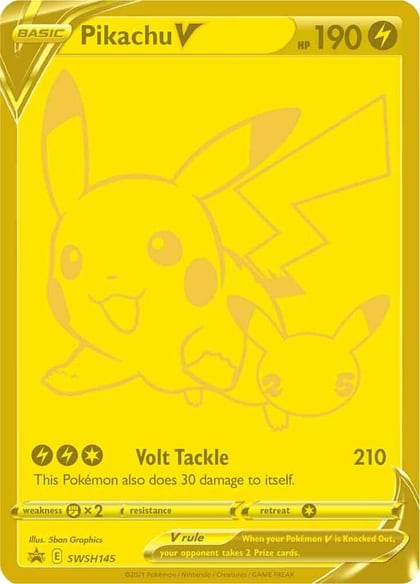 Pikachu V - SWSH145, SWSH: Sword & Shield Promo Cards SWSH145