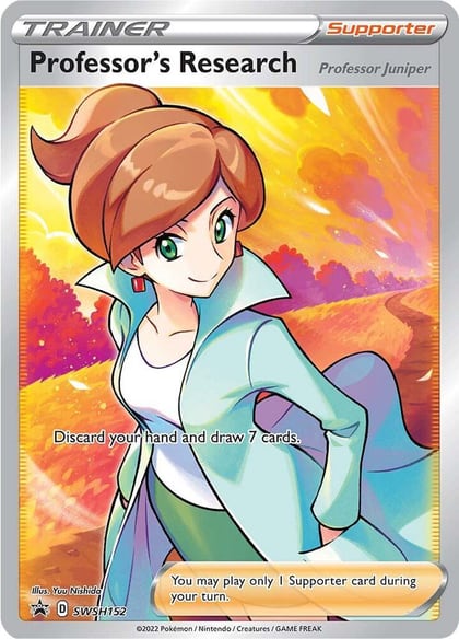 Professor's Research [Professor Juniper] - SWSH152, SWSH: Sword & Shield Promo Cards SWSH152