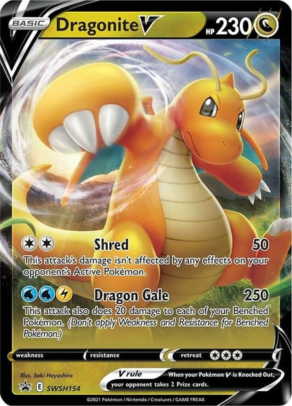 Dragonite V - SWSH154, SWSH: Sword & Shield Promo Cards SWSH154