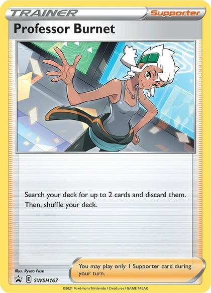 Professor Burnet - SWSH167, SWSH: Sword & Shield Promo Cards SWSH167