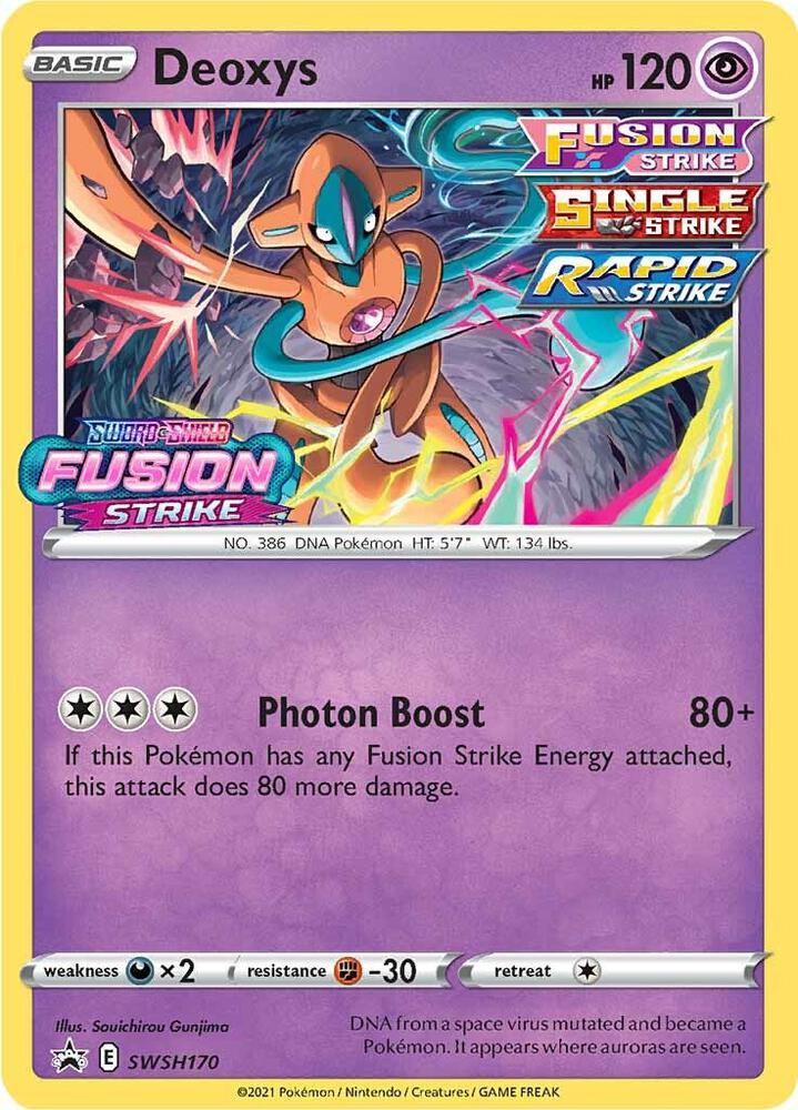 Deoxys - SWSH170 (Prerelease), SWSH: Sword & Shield Promo Cards SWSH170