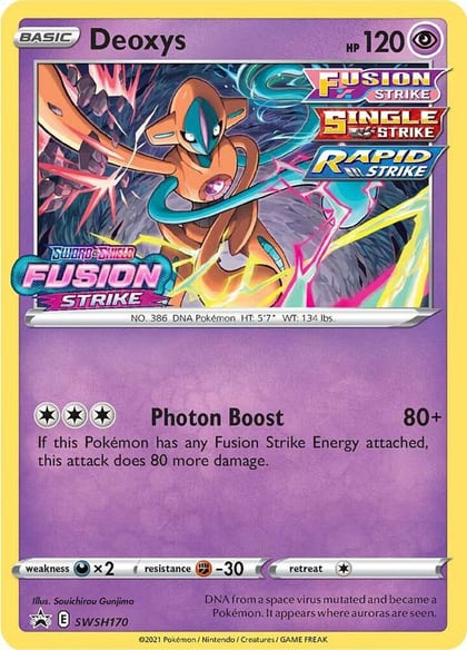 Deoxys - SWSH170 (Prerelease), SWSH: Sword & Shield Promo Cards SWSH170