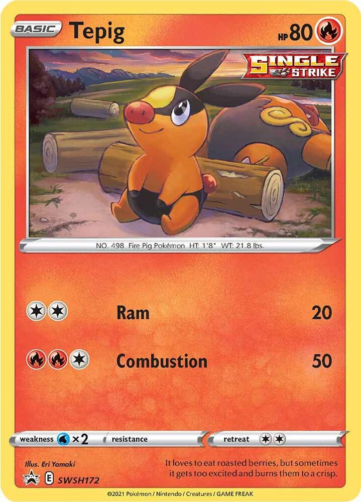 Tepig - SWSH172, SWSH: Sword & Shield Promo Cards SWSH172